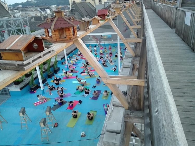 yogalounge Special Event beim Höhenrausch in Linz